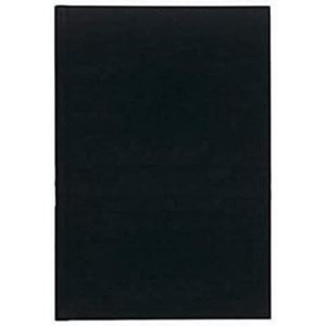 Le Dauphin - Ref. 6559D - 1 register - afmetingen 29,7 x 21 cm - A4 - geruite print 5x5 - kleine ruitjes - binnenpapier 90 gram - 500 genummerde pagina's - zwarte canvas hardcover