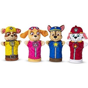 Melissa & Doug - Paw Patrol Puppets Handpoppen | Speel met Skye, Marshall, Chase en Rubble | 4 Stuks | Educatief spel | 3+ | Cadeau voor jongens en meisjes