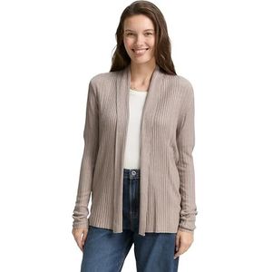 Tom Tailor - Cardigan - Open Vest - Regular Fit - Ribstructuur