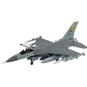 TAMIYA 300060788-1:72 F-16CJ Fighting Falcon met reserveonderdelen, grijs