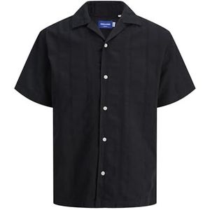 JACK & JONES Jorluke Boheme Resort Shirt Ss voor heren, navy, XL