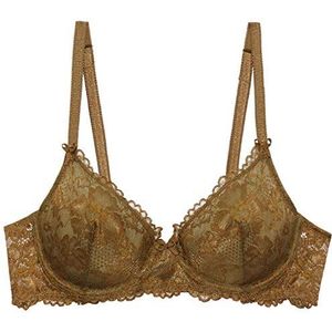 Savage X Fenty Dames Reg Floral Lace Unlined BH, Militair Groen, 75E