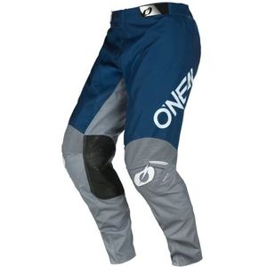 O'NEAL | Motocrossbroek | Motorfiets Enduro | Duurzame Denier stoffen, met veel bewegingsvrijheid, atletische pasvorm | Mayhem Hexx V.22 Broek | Volwassen | Blauw Grijs | Maat 40/56