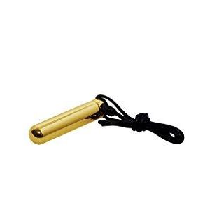 Accessoires Metalen inhaler - goud gekleurd, 1 stuk (1 x 1 stuks)
