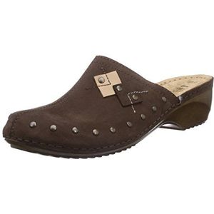 Jana 27306 clogs voor dames, bruin espresso, 42 EU Breed