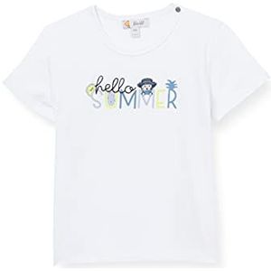 Steiff Baby-jongens T-shirt, wit (bright white), 80 cm
