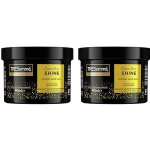 Tresemme Haarmasker Lamellar Shine haarverzorging voor dof, klitgevoelig haar voor een salonfinish vol glans met gepatenteerde Lamellar-technologie 440 ml 2 stuks