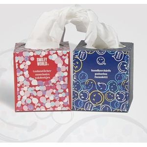 Papieren Zakdoeken - 12 Dozen - 48 Stuks per Doos - Verschillende Ontwerpen