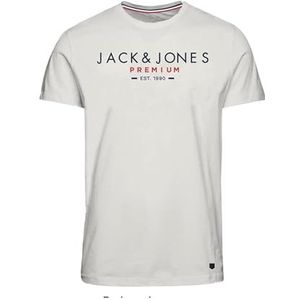 JACK & JONES Heren T-shirt, cloud dancer, XS