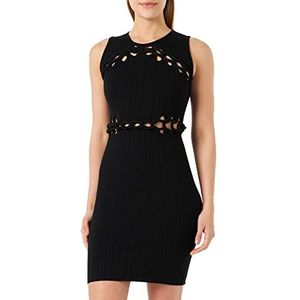 Pinko Onyx jurk Rib And Loop Casual Dames, Z99_Zwart Sedan, XXL