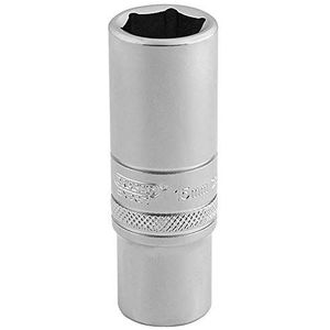 Draper 16583 metrisch 3/8-inch vierkante aandrijving Hi-Torq 6-punts diep 15 mm stopcontact, blauw