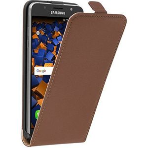 Mumbi Flip Case voor Samsung Galaxy J7 (2016) Bag bruin