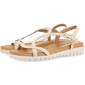 GIOSEPPO Tocumen sandalen voor meisjes van leer, Ivoor, 32 EU