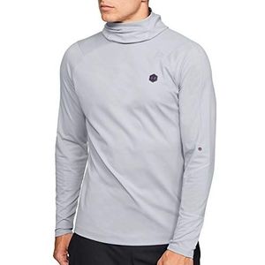 Under Armour heren Sweatshirt met capuchon Ua Rush Coldgear Hoodie, Grijs, LG