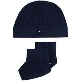 Tommy Hilfiger Unisex KN0KN0KN02157 KABEL KN0KN02157 Andere kledingsets, blauw (donker nachtmarine), één maat, BLAUW (Donker Nacht Navy), One size