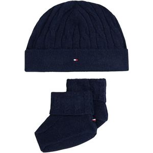 Tommy Hilfiger Unisex KN0KN0KN02157 KABEL KN0KN02157 Andere kledingsets, blauw (donker nachtmarine), één maat, BLAUW (Donker Nacht Navy), One size