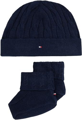 Tommy Hilfiger Unisex KN0KN0KN02157 KABEL KN0KN02157 Andere kledingsets, blauw (donker nachtmarine), één maat, BLAUW (Donker Nacht Navy), One size