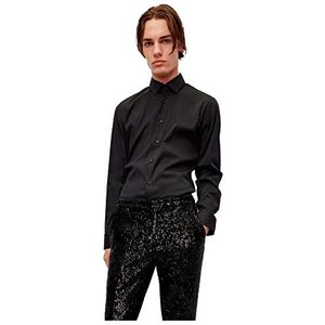 HUGO heren Shirt Kenno, Black023 , 38