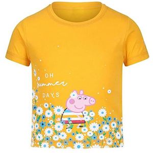 Regatta Uniseks Peppa Tee T-shirt, Maize Yellow, 5 Jaren