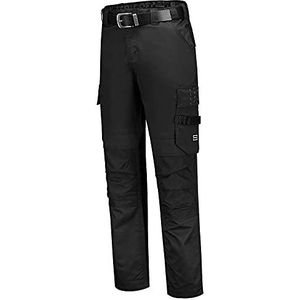 Tricorp 502021 Workwear Twill Cordura werkbroek, 65% polyester/35% katoen, 100% nylon (500D) Cordura, 280g/m², zwart, maat 56