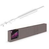 Philips Hue Perifo Railverlichting Plafond 3-spots en 1 Lichtbalk - Basisset - 1 en 1,5 Meter Rails - Wit en Gekleurd Licht - Dimbaar - Verbind met Bluetooth of Hue Bridge - Wit