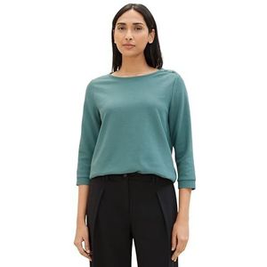 TOM TAILOR T-shirt voor dames, 10697 - Sea Pine Green, XXS