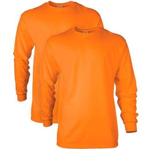 Gildan Men's Ultra Cotton Adult Long Sleeve T-Shirt, 2-Pack