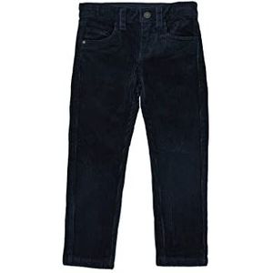 s.Oliver Junior Cord broek lang, corduroy broek voor kinderen, bruin, maat 92, Blue, 92