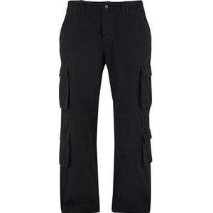 Urban Classics Herenbroek Double Cargo Pants Black 36, zwart, 36