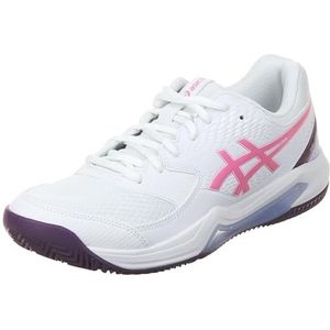 Asics Gel-Dedicate 8 Padels, damessneakers, 43,5 EU, White Dragon Fruit, 43.5 EU