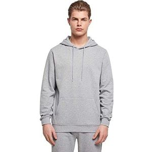 Build Your Brand Heren capuchontrui basic hoodie sweater met capuchon voor mannen verkrijgbaar in vele kleuren, maten XS - 7XL, Heather Grey, XS