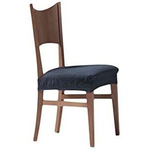 Zebra Textil - Vega elastische stoelhoes, afmetingen (45 x 45 cm) (standaard), kleur blauw