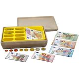 WISSNER actief leren - Euro speelgeld voor rekenkundige 290 onderdelen, Meerkleurig