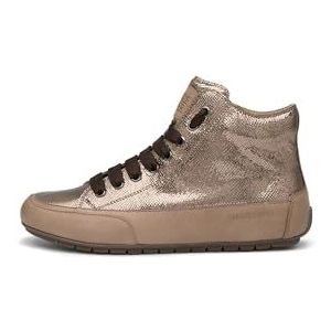 Candice Cooper Plus Chic Tamponato Calf/Metal VIPERLIKE Goat Skin Taupe-Bronze, veterschoenen voor dames, 34 EU, Taupe Brons, 34 EU