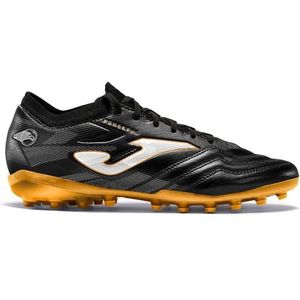 Joma Powerful Voetbalschoenen, kunstgras, zwart, goud, maat 38-45, Zwart, 44.5 EU