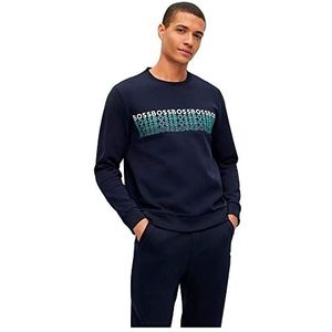 BOSS Heren Salbo 1 Sweatshirt, Dark Blue402, XS, Dark Blue402, XS