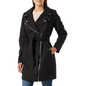 VERO MODA Vmpop Biker Coat Boos damesjas, zwart, XS