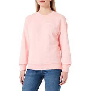 Love Moschino Dames sweatshirt met druppelmouwen, roze, 42