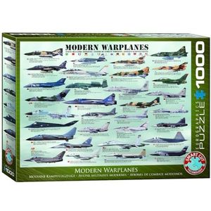 Moderne gevechtsvliegtuigen puzzel van 1000 stukjes