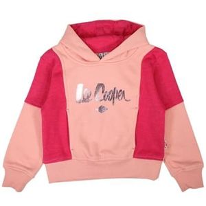 Lee Cooper, Hoodie, meisjes, roze, maat 8A - LC12208 SW S3-8A, Roze, 8 Jaren