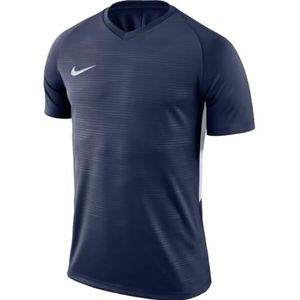 Nike Unisex jongens Tiempo Premier SS shirt T-shirt, blauw (midnight navy/white/411), mt. M