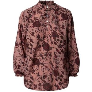Pepe Jeans - PL304999 Blouse - Roze - Viscose - Lange Mouwen