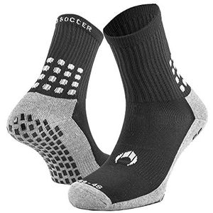 Ho Soccer Non-slip sock black speciale sokken unisex volwassenen