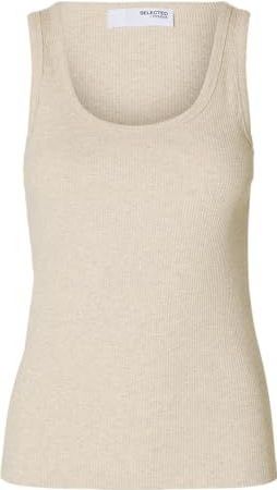 Top - SLFANNA - Haltertop - Mélange - Jersey