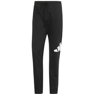 adidas Heren ESSENTIALS BIG LOGO SINGLE JERSEY PANT, black/white, M