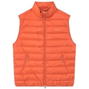 GANT Light Down Vest, Deep Oranje, 3XL