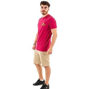 Superdry Vintage Venue Neon Tee Zakelijk overhemd voor heren, Roze, XXL