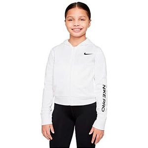 Nike Jongens capuchontrui, wit/zwart, 140 cm