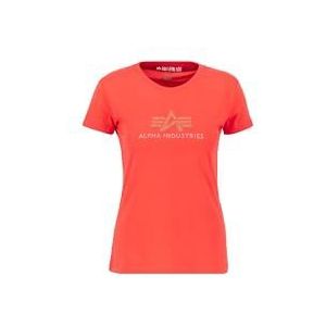 Alpha Industries - Crystal T - T-shirt - Radiant Red - Normale Pasvorm