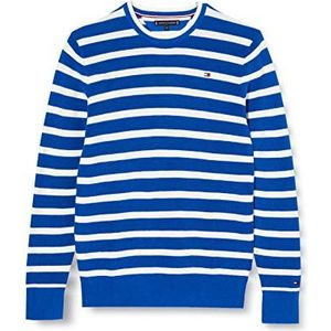 Tommy Hilfiger Jongens Nautical Stripe Sweater Sweatshirt, Lapis Lazuli 431-880, 74 cm